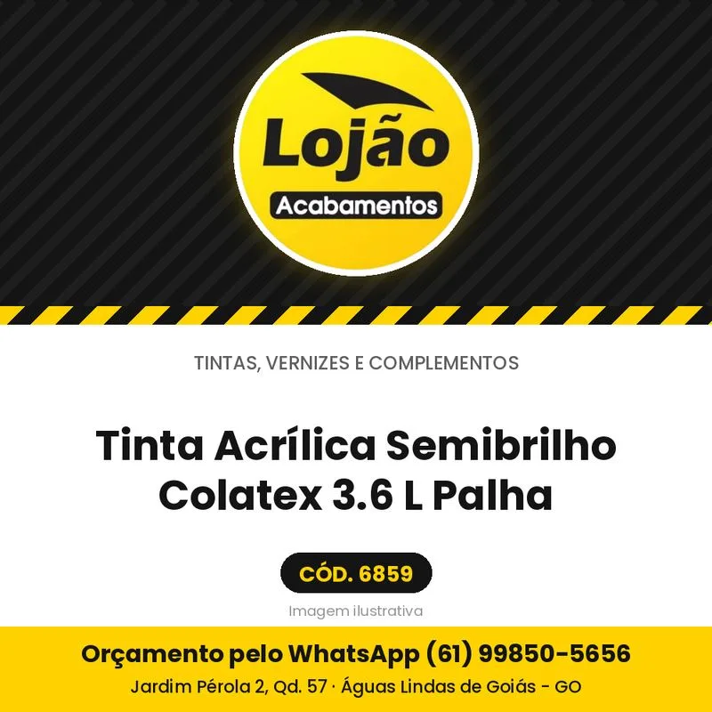 Tinta Acrílica Semibrilho Colatex 3.6 L Palha