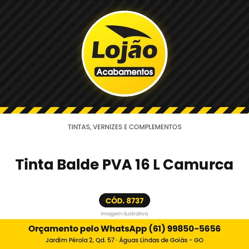 Tinta Balde PVA 16 L Camurca