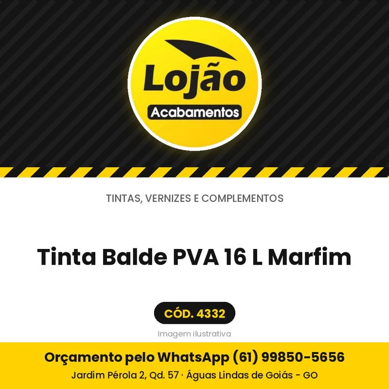 Tinta Balde PVA 16 L Marfim