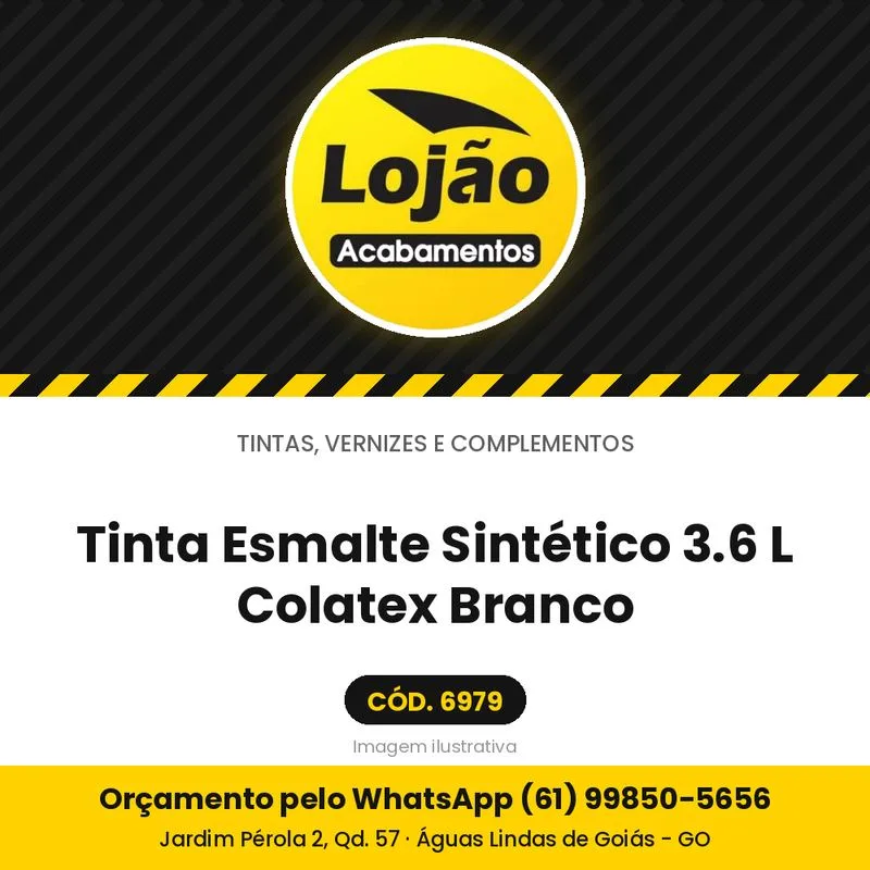 Tinta Esmalte Sintético 3.6 L Colatex Branco