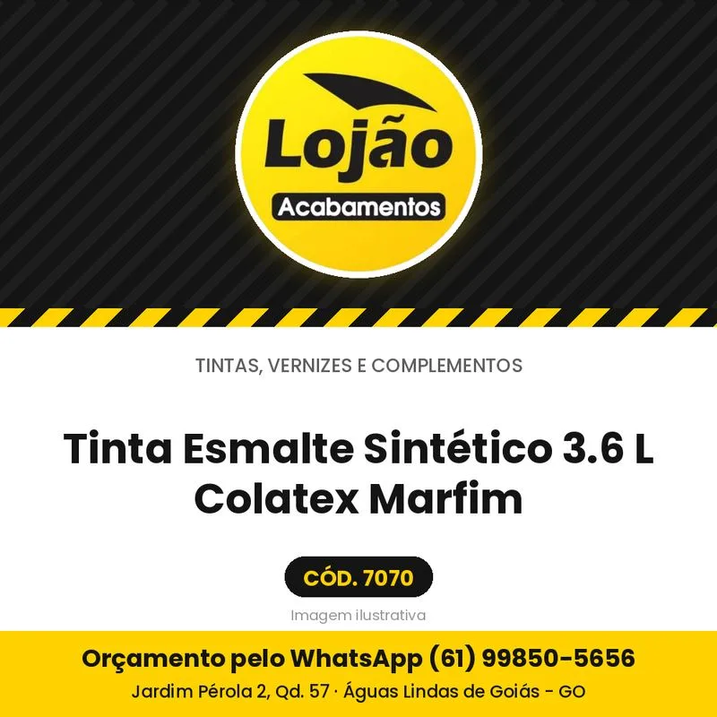 Tinta Esmalte Sintético 3.6 L Colatex Marfim