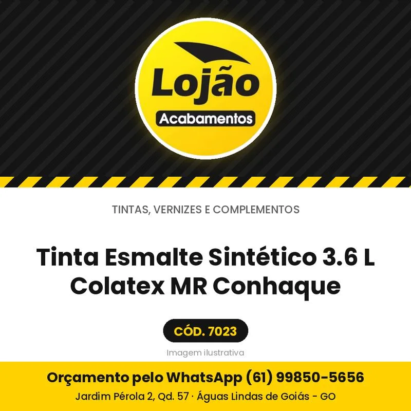 Tinta Esmalte Sintético 3.6 L Colatex MR Conhaque