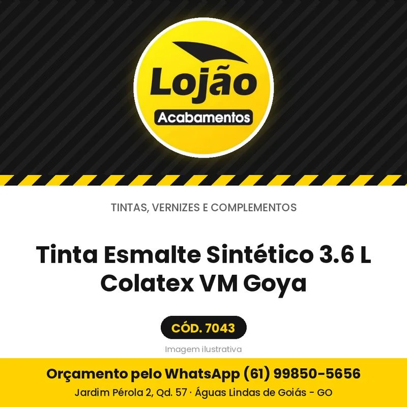 Tinta Esmalte Sintético 3.6 L Colatex VM Goya