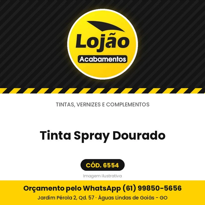 Tinta Spray Dourado