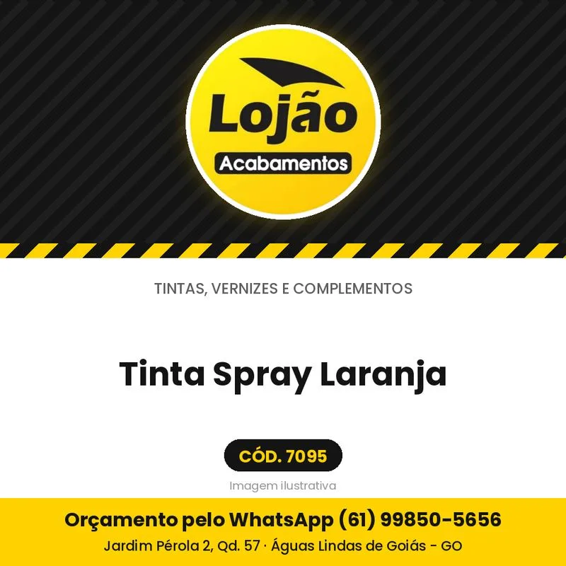 Tinta Spray Laranja