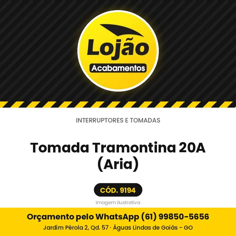 Tomada Tramontina 20A (Aria)