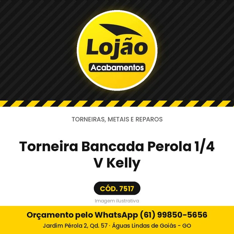 Torneira Bancada Perola 1/4 V Kelly
