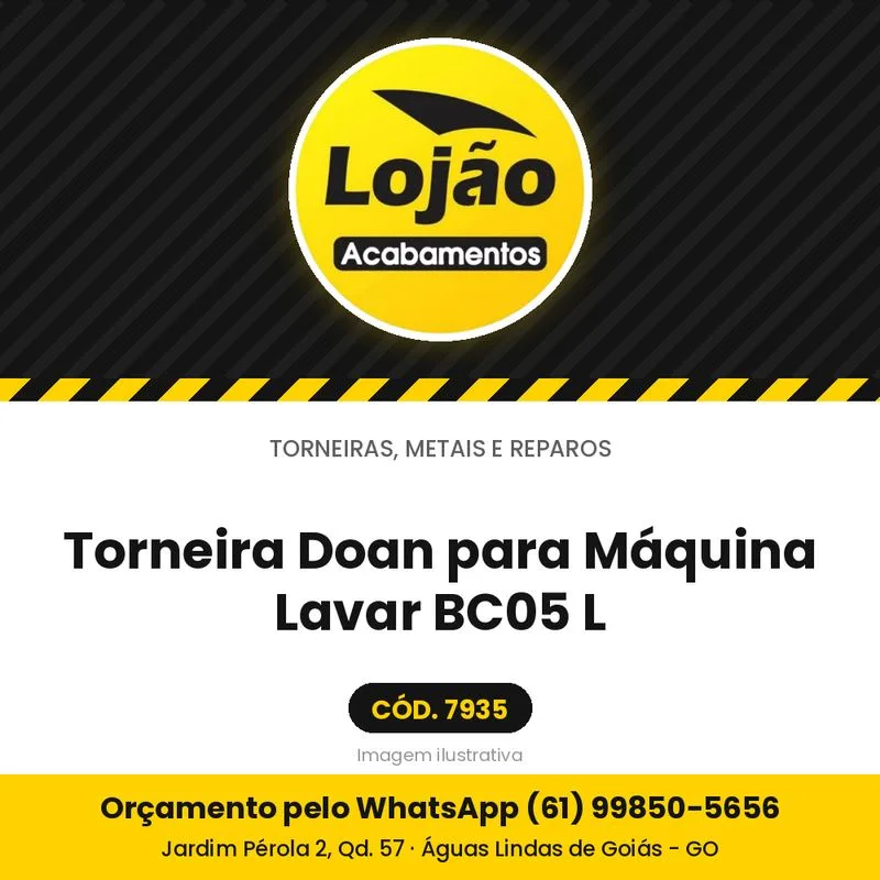 Torneira Doan para Máquina Lavar BC05 L