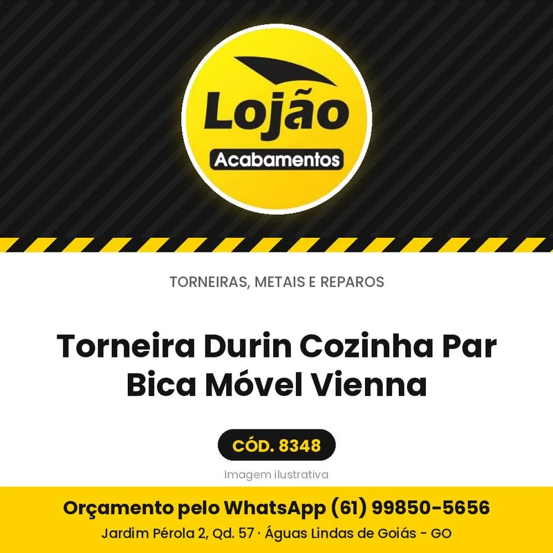 Torneira Durin Cozinha Par Bica Móvel Vienna