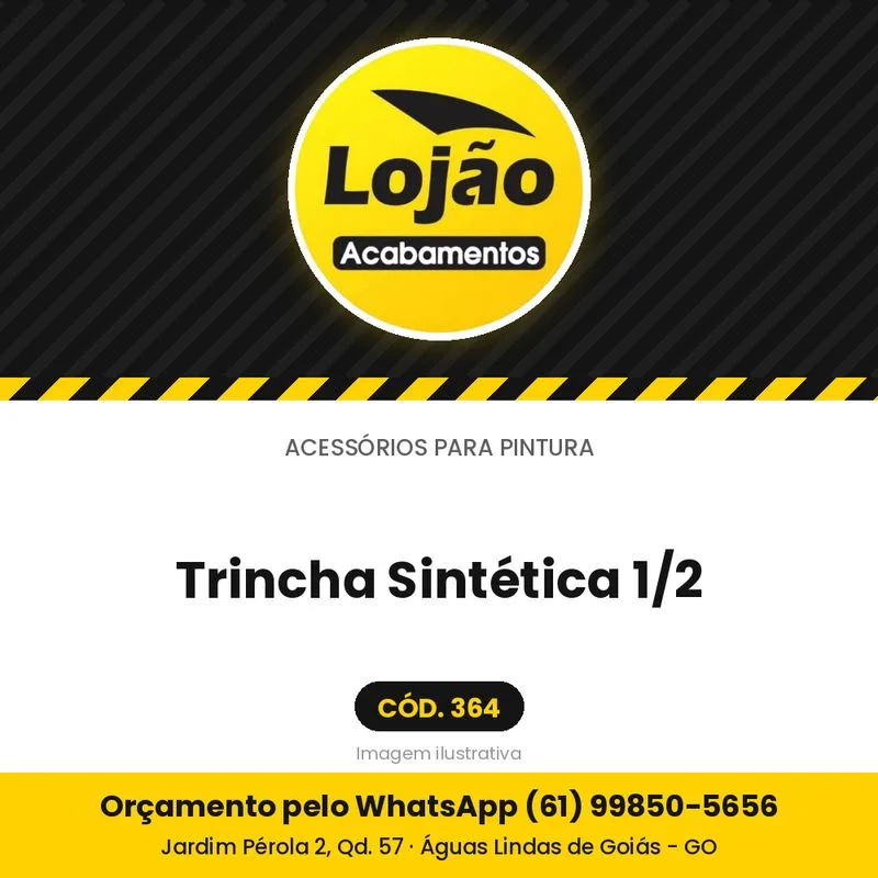 Trincha Sintética 1/2