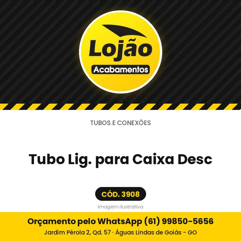 Tubo Lig. para Caixa Desc