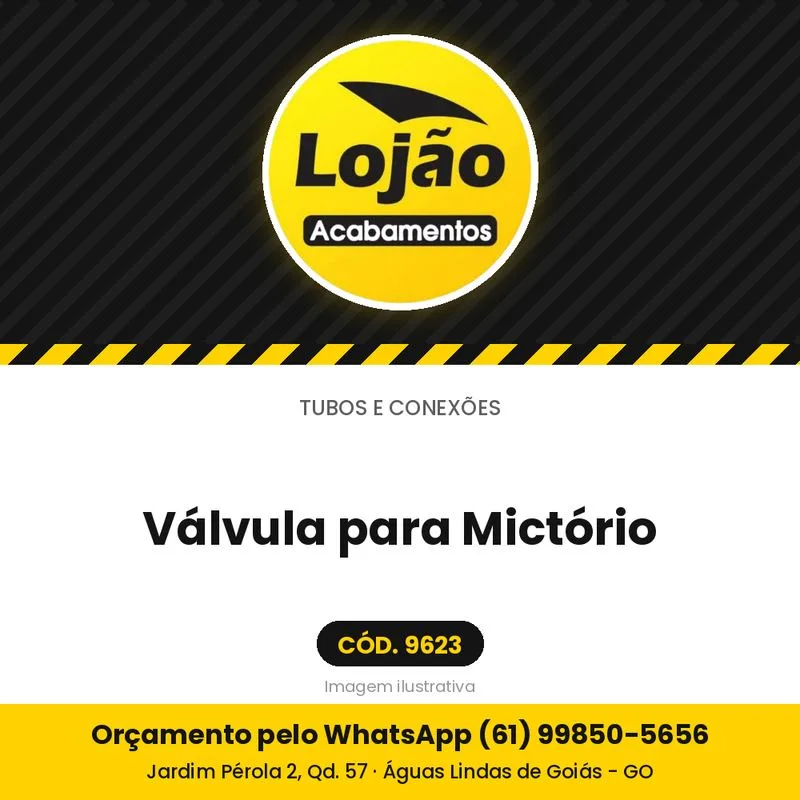Válvula para Mictório