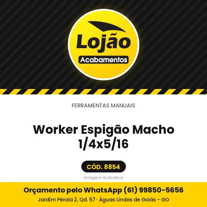 Worker Espigão Macho 1/4x5/16